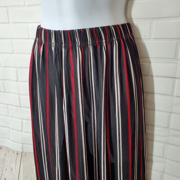 Black Striped Long Pants - Picture 2 of 6